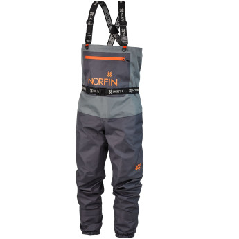Полукомбинезон забродный NORFIN PILOT STOCKINGFOOT GRAY р.S